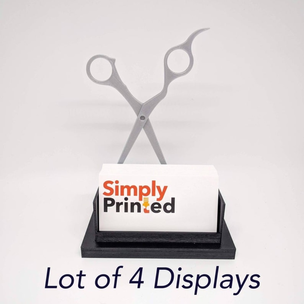 4 Hair Salon-Cosmetology Business Card Displays